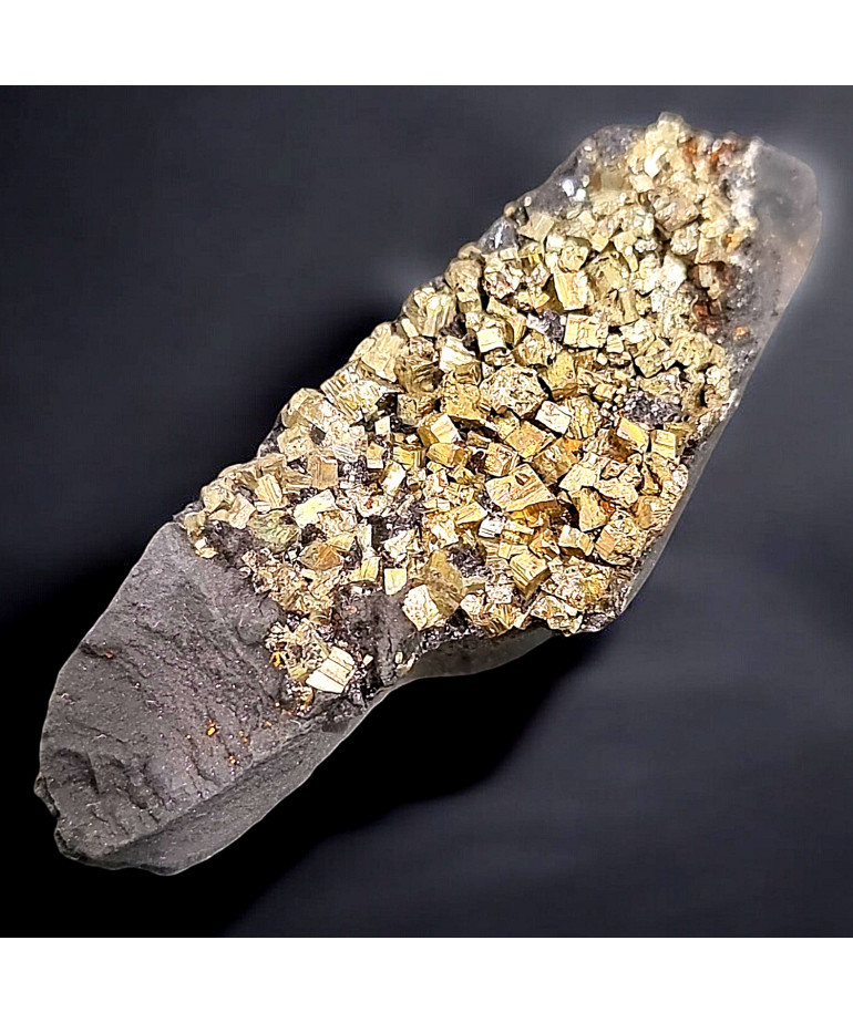 Pierre Brute Pyrite Ardoise 55g (s)