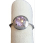 Bague améthyste argent 925 taille 50