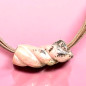 Pendentif Rhodonite sur cordon (s)