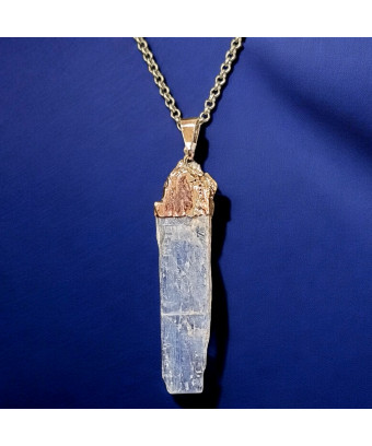 Pendentif Cyanite bleue sur...