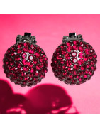 Boucles Swarovski Boules à Clips (s)