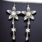 Boucles Swarovski Fleur (s)