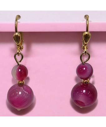 Boucles Agate Boules...