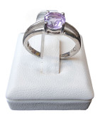Bague améthyste argent 925 taille 54