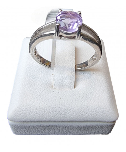 Bague améthyste argent 925 taille 54