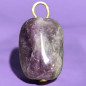 Pendentif Améthyste avec attache dorée (s)