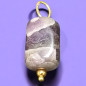 Pendentif Améthyste avec attache dorée (s)