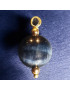 Pendentif Œil de faucon Pierre ronde 10mm (s)