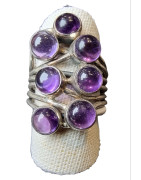 Bague améthyste Argent 925 taille 59
