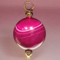 Pendentif Agate Pierre ronde 10mm (s)