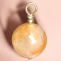 Pendentif Aventurine orange Pierre ronde 10mm (s)
