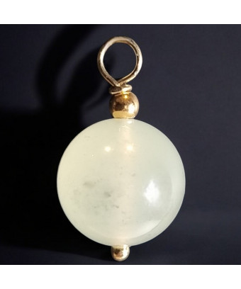 Pendentif Jade Pierre ronde...