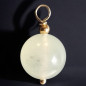 Pendentif Jade Pierre ronde 10mm (s)