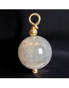 Pendentif Jade Pierre ronde 10mm (s)