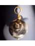 Pendentif Jaspe oiseau Pierre ronde 10mm (s)