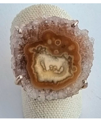 Bague améthyste stalactite...