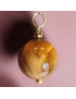 Pendentif Œil de tigre Pierre ronde 10mm (s)