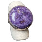 Bague Charoïte argent 925 taille 57