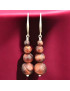 Boucles Œil de taureau Pierre rondes (s)