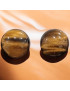 Boucles Œil de tigre Rondes à Clips (s)