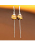Boucles Œil de tigre Boules Argent 925 (s)