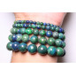 Bracelet Azurite Malachite Pierres rondes Bracelet Azurite Malachite Pierres rondes