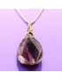 Pendentif Améthyste sur Cordon réglable (s)