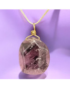 Pendentif Améthyste sur Cordon réglable (s)