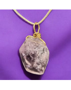 Pendentif Améthyste sur Cordon réglable (s)