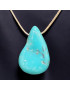 Pendentif Turquoise sur Cordon réglable (s)