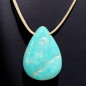 Pendentif Turquoise sur Cordon réglable (s)