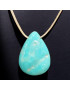 Pendentif Turquoise sur Cordon réglable (s)
