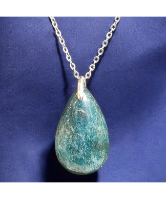 Pendentif Apatite bleue...