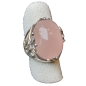 Bague Quartz rose argent 925