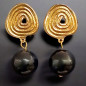 Boucles Bakélite Boules "Créateur" à Clips (s)