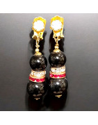 Boucles Bakélite et Zirconium à Clips (s)