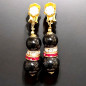 Boucles Bakélite et Zirconium à Clips (s)