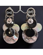 Boucles Nacre Métal argenté (s)