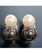 Boucles Perles de Majorque à Clips (s)