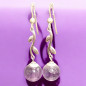 Boucles Améthyste Boules Argent 925 (s)