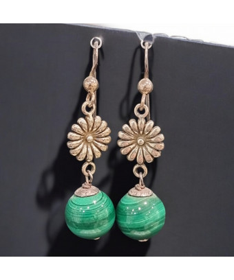 Boucles Malachite Boules...