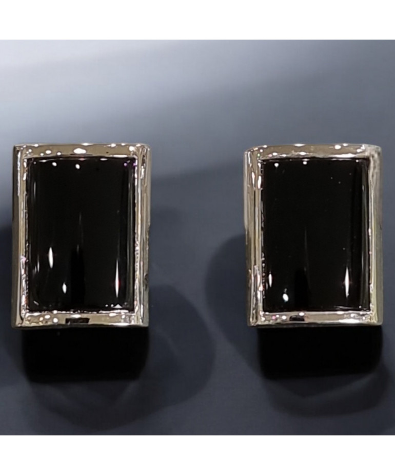 Boucles Onyx Rectangulaires