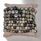 Bracelet Jaspe peau de serpent Pierres rondes (s)