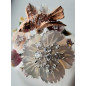 Bague Kunzite Nacre & Zirconium "Jardin des Délices" argent 925 Taille 56