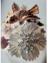Bague Kunzite Nacre & Zirconium "Jardin des Délices" argent 925 Taille 56