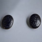 Boucles Email noir Fantaisie "Clou" (s)