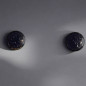 Boucles Email noir Fantaisie "Clou" (s)