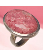 Bague Thulite Argent 925 Taille 57
