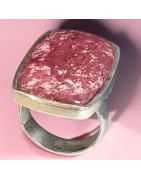 Bague Thulite Argent 925 Taille 57