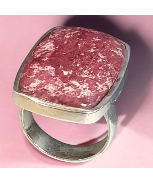 Bague Thulite Argent 925 Taille 57